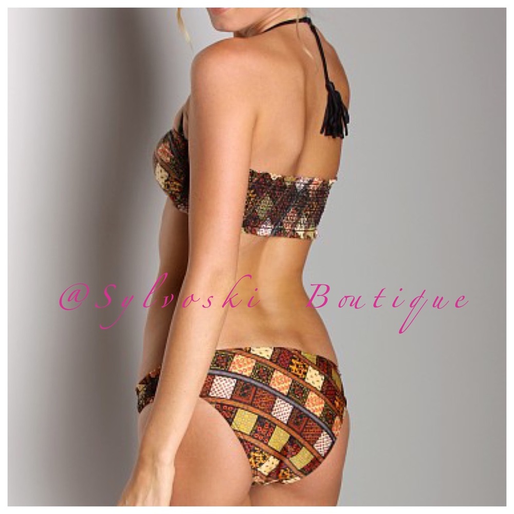 🔥Tigerlily 2 Piece Boho Bandeau SwimSuit Set NWT - Picture 5 of 8